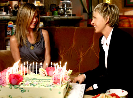 Jennifer Aniston, Ellen DeGeneres Jennifer Aniston, Ellen DeGeneres